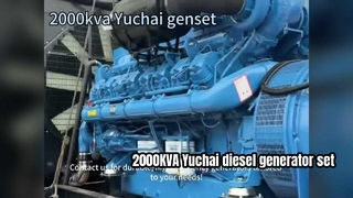 เครื่องกำเนิดไฟฟ้าดีเซลแบบเปิด Yuchai 2000KVA ประสิทธิภาพสูง | ผู้ผลิตแหล่งพลังงานหลักที่เชื่อถือได้ 1600KW