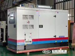 SDEC เครื่องยนต์ SDEC เครื่องผลิตไฟฟ้าดีเซล ชุด 200kVA โครงสร้างเหล็ก แบบเปิดเงียบ