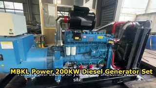 ชุดเครื่องกำเนิดไฟฟ้าดีเซล 200KW – MBKL Power