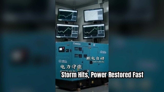 ไฟฟ้าขัดข้องจากสภาพอากาศที่รุนแรง | เครื่องกำเนิดไฟฟ้าสำรอง MBKL POWER ฟื้นฟูสถานีอุตุนิยมวิทยาที่สำคัญ