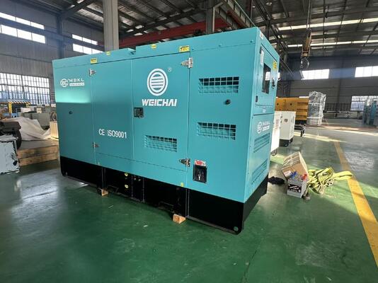 เครื่องผลิตไฟฟ้าไดเซลความแรงสูง Weichai 112KW เงียบเงียบ (140KVA) เหมาะสําหรับการใช้งานในพื้นที่ที่มีความรู้สึกต่อเสียง