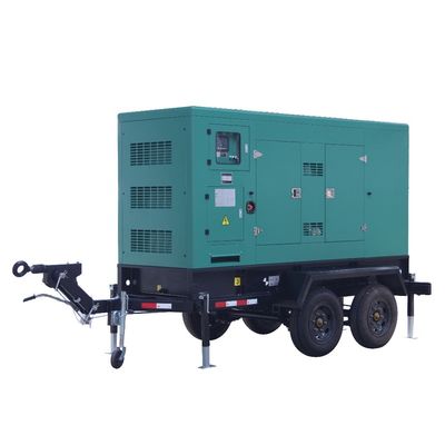 460KW 575KVA เครื่องกําเนิดดีเซลแบบ trailer แบบเงียบ ด้วยเครื่อง  KTAA19-G6